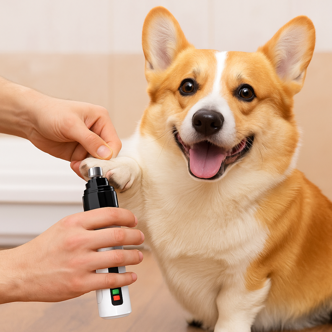 Sanfter elektrischer Krallenschleifer für Hunde und Katzen – USB mit LED