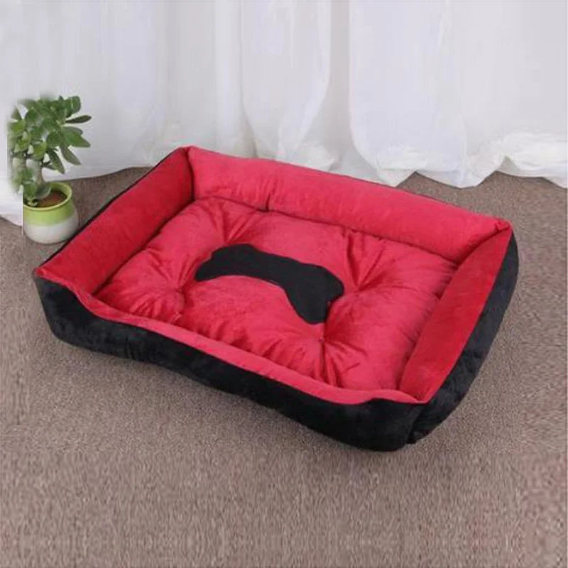 Hundebett aus Leinen modern und gemütlich