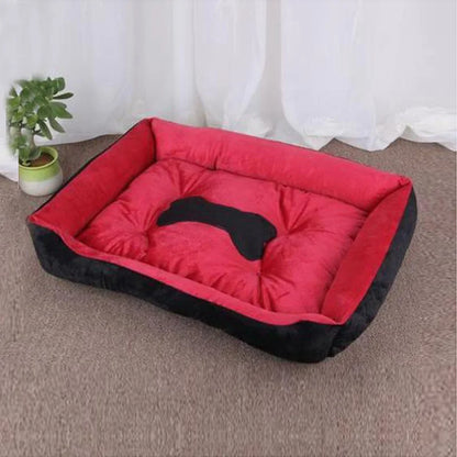 Hundebett aus Leinen modern und gemütlich
