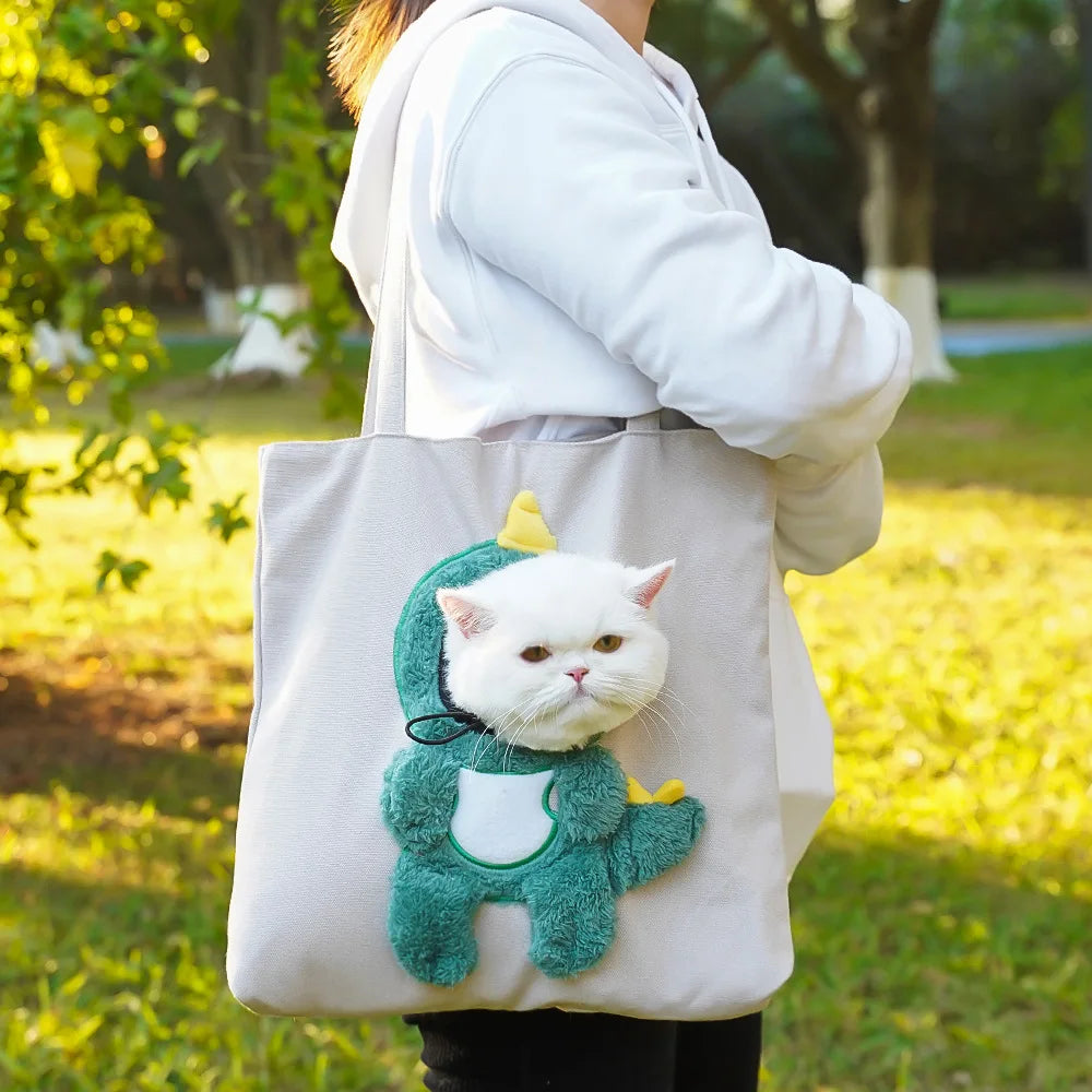 Tragetasche für Katzen & kleine Hunde mit Tiermotiven