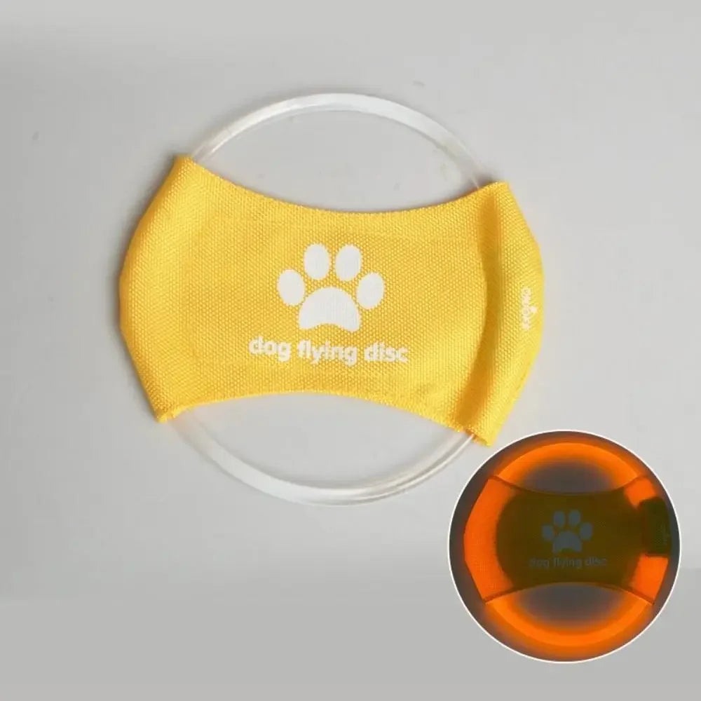 Wiederaufladbare LED-Frisbee für Hunde – Leuchtend, wasserdicht & interaktiv
