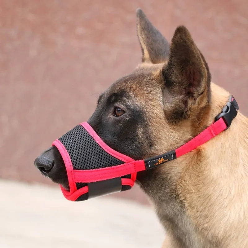 Atmungsaktiver Hunde-Maulkorb mit weicher Passform