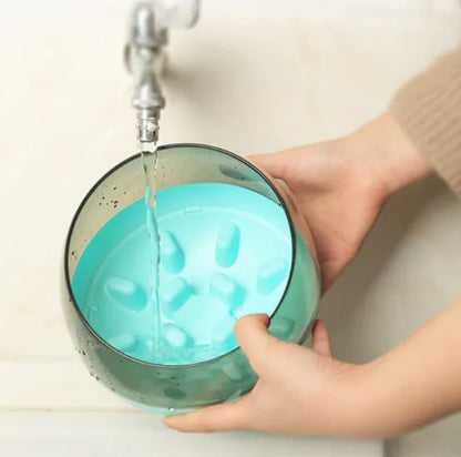 Kippsicherer Slow Feeder-Napf – Raumkapsel-Design für Hunde und Katzen 🚀