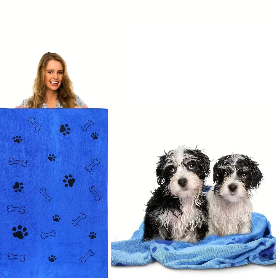 Hochwertiges, saugfähiges Trockentuch – saugstark, flauschig und sicher für Haustiere