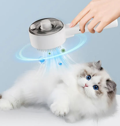 3-in-1 Elektrischer Pet Spray Massagekamm – Fellpflege & Reinigung für Hunde & Katzen