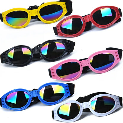 Faltbare Hundesonnenbrille mit UV-Schutz und elastischem Band – Sommer-Style