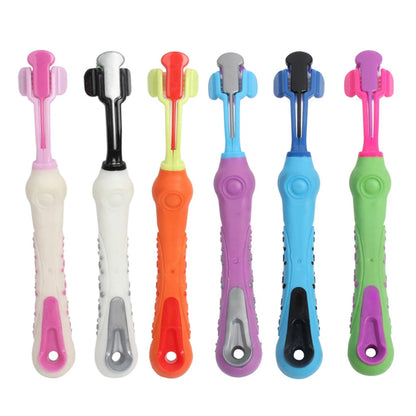 3-seitige Zahnbürste für Hunde & Katzen – Effektiv & sanft reinigen