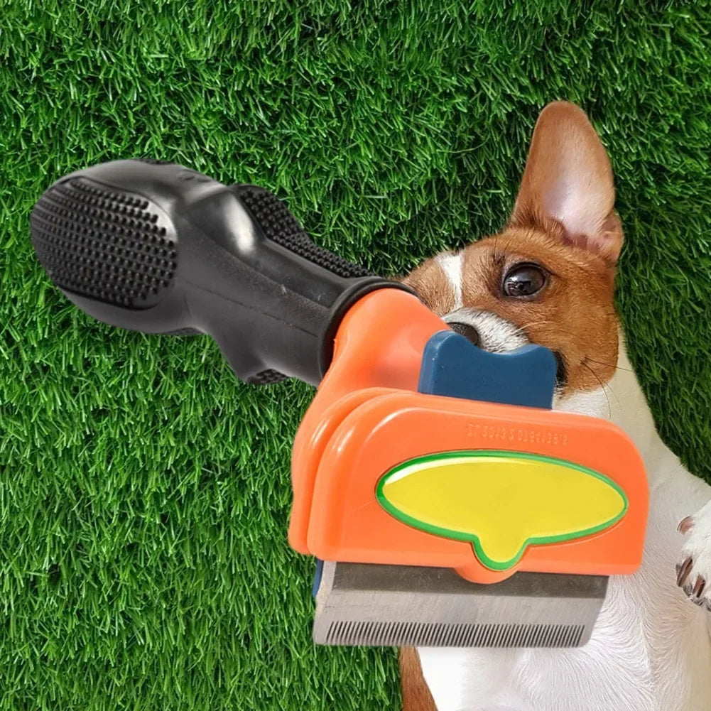 Enthaarungsbürste – Professioneller Fellkamm für Hunde & Katzen jeder Felllänge