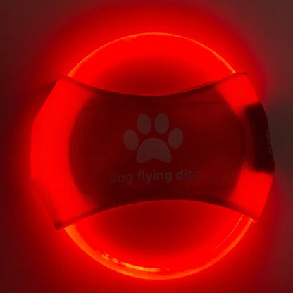 Wiederaufladbare LED-Frisbee für Hunde – Leuchtend, wasserdicht & interaktiv