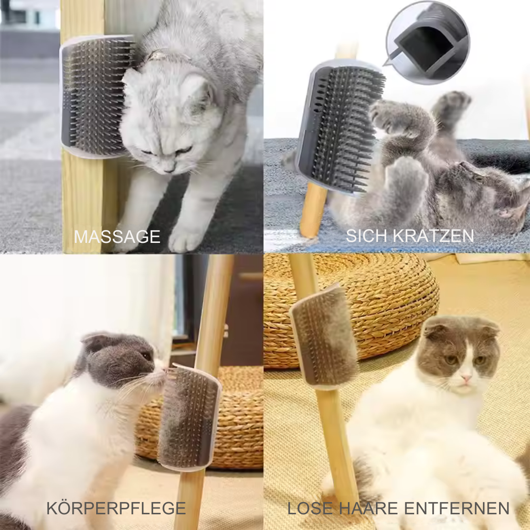Selbstbürste für Katzen – Entfernt lose Haare und massiert