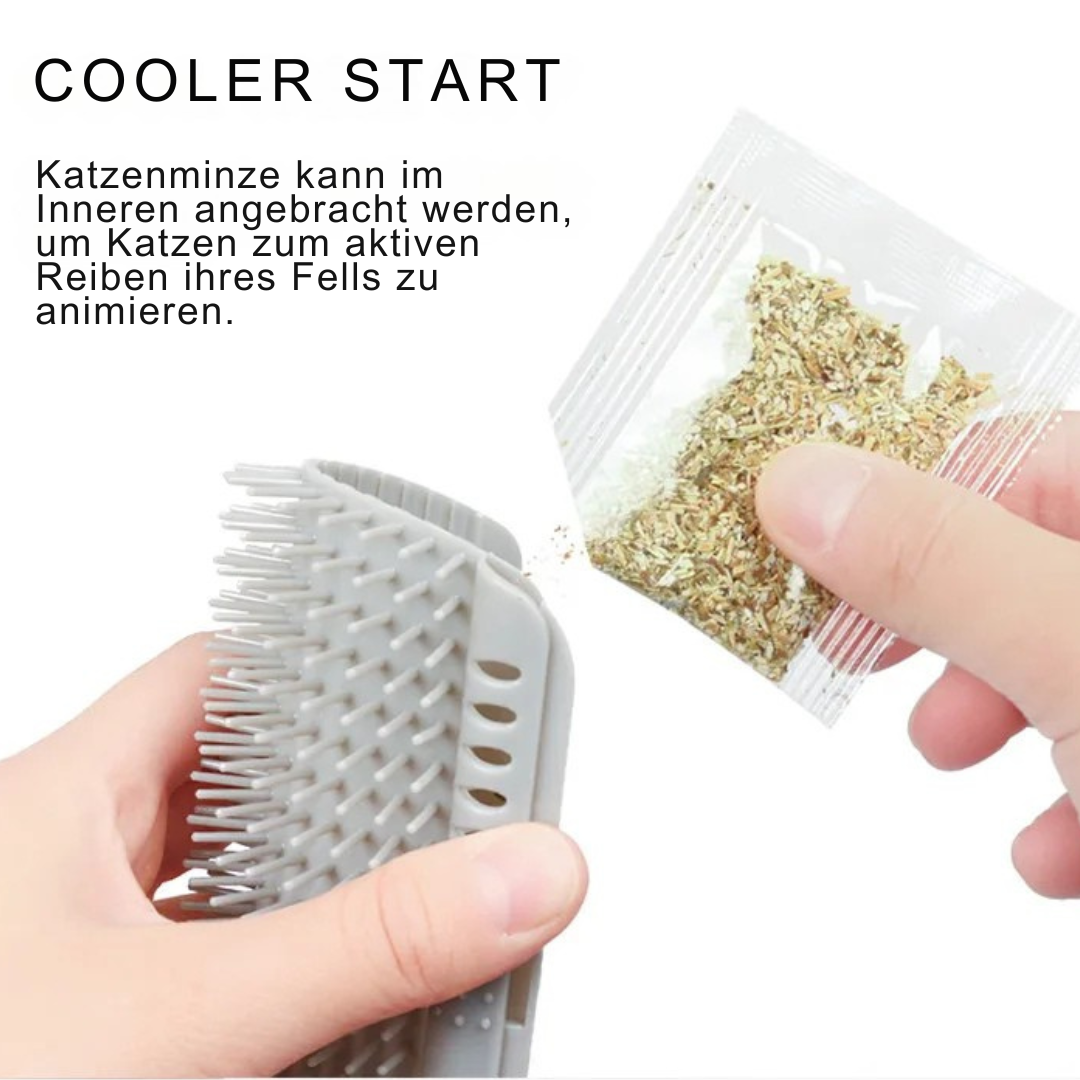 Selbstbürste für Katzen – Entfernt lose Haare und massiert