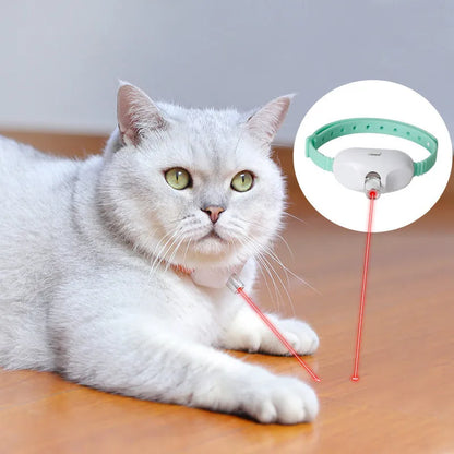 Smart Laser Halsband - Freihändiges Spiel für aktive Katzen & Kitten! 💡