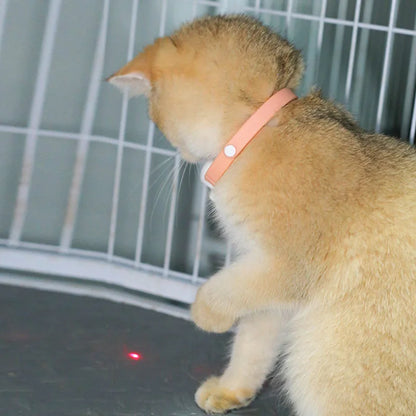 Smart Laser Halsband - Freihändiges Spiel für aktive Katzen & Kitten! 💡