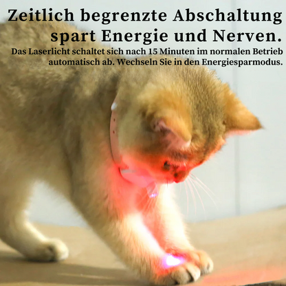 Smart Laser Halsband - Freihändiges Spiel für aktive Katzen & Kitten! 💡
