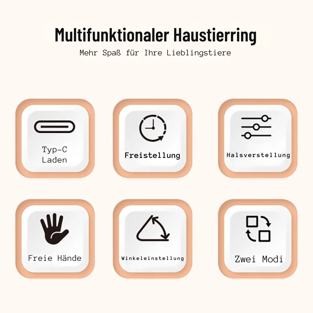 Smart Laser Halsband - Freihändiges Spiel für aktive Katzen & Kitten! 💡