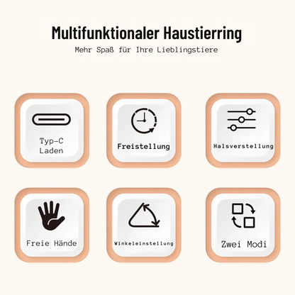 Smart Laser Halsband - Freihändiges Spiel für aktive Katzen & Kitten! 💡