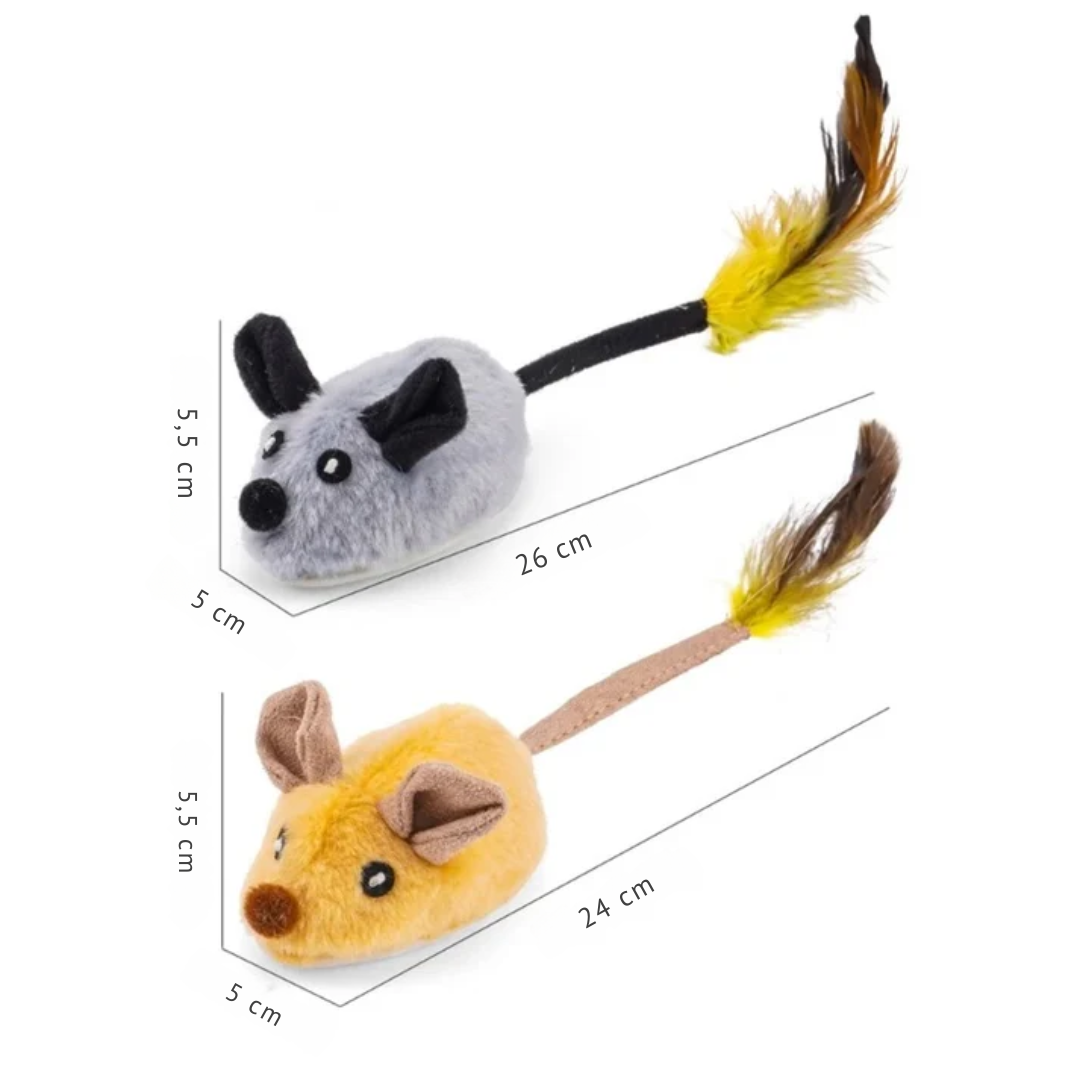 Smarte Laufmaus mit Sound und LED – Für glückliche Stubentiger