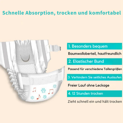 Supersaugfähige Einweg-Haustierwindeln – auslaufsicher und bequem