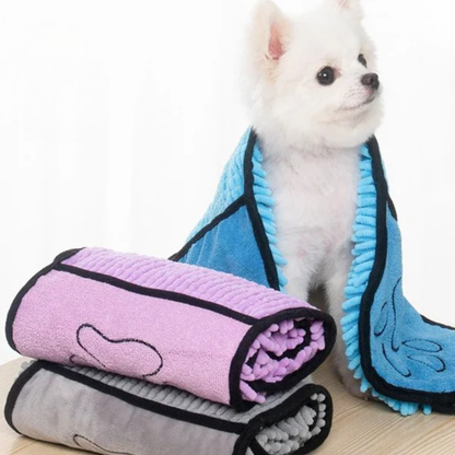 Ultra saugfähiges Mikrofaser-Trockentuch für Hunde & Katzen