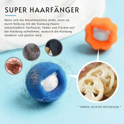 Waschmaschinen-Bälle gegen Tierhaare – Anti-Verheddern