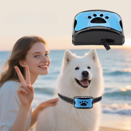 Wasserfestes Anti-Bell Halsband - Beep + 7 Vibrationen