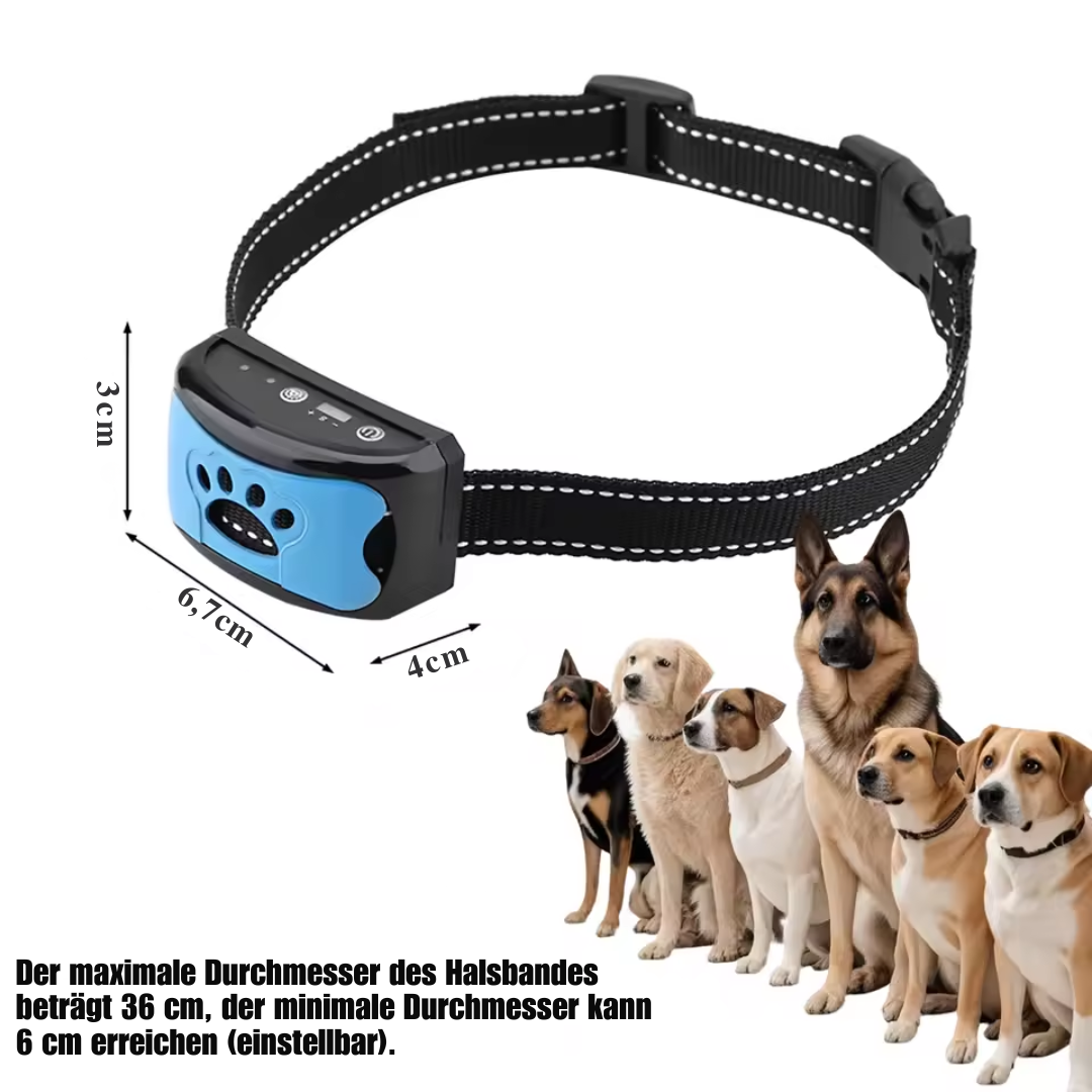 Wasserfestes Anti-Bell Halsband - Beep + 7 Vibrationen