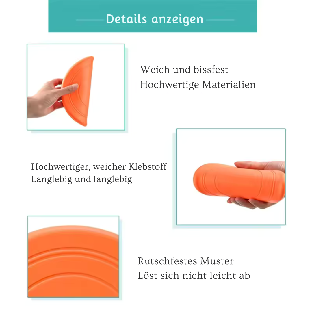 Weiches Hunde-Frisbee aus Silikon – Sicher, Bissfest & Spaßgarant