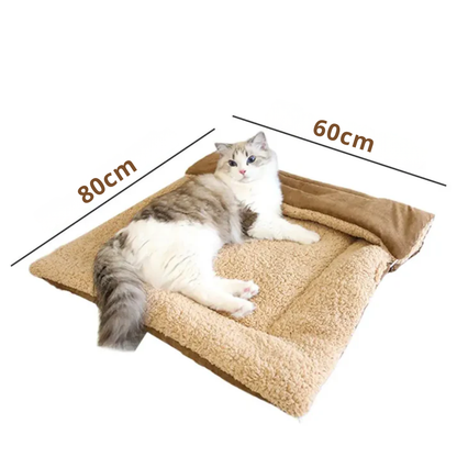 Wendbare Katzen- & Hundematte – Kuschelig, faltbar, ganzjährig