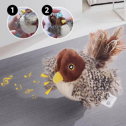 Zwitscherndes Vogelspielzeug – für neugierige Hunde 🐶🐦