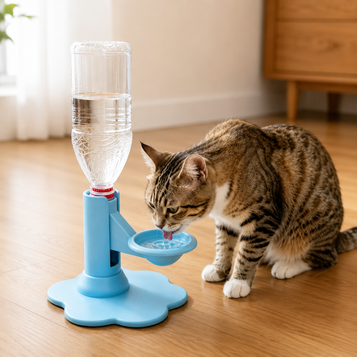 Automatischer Schwerkraft-Trinkspender für Katzen & kleine Hunde