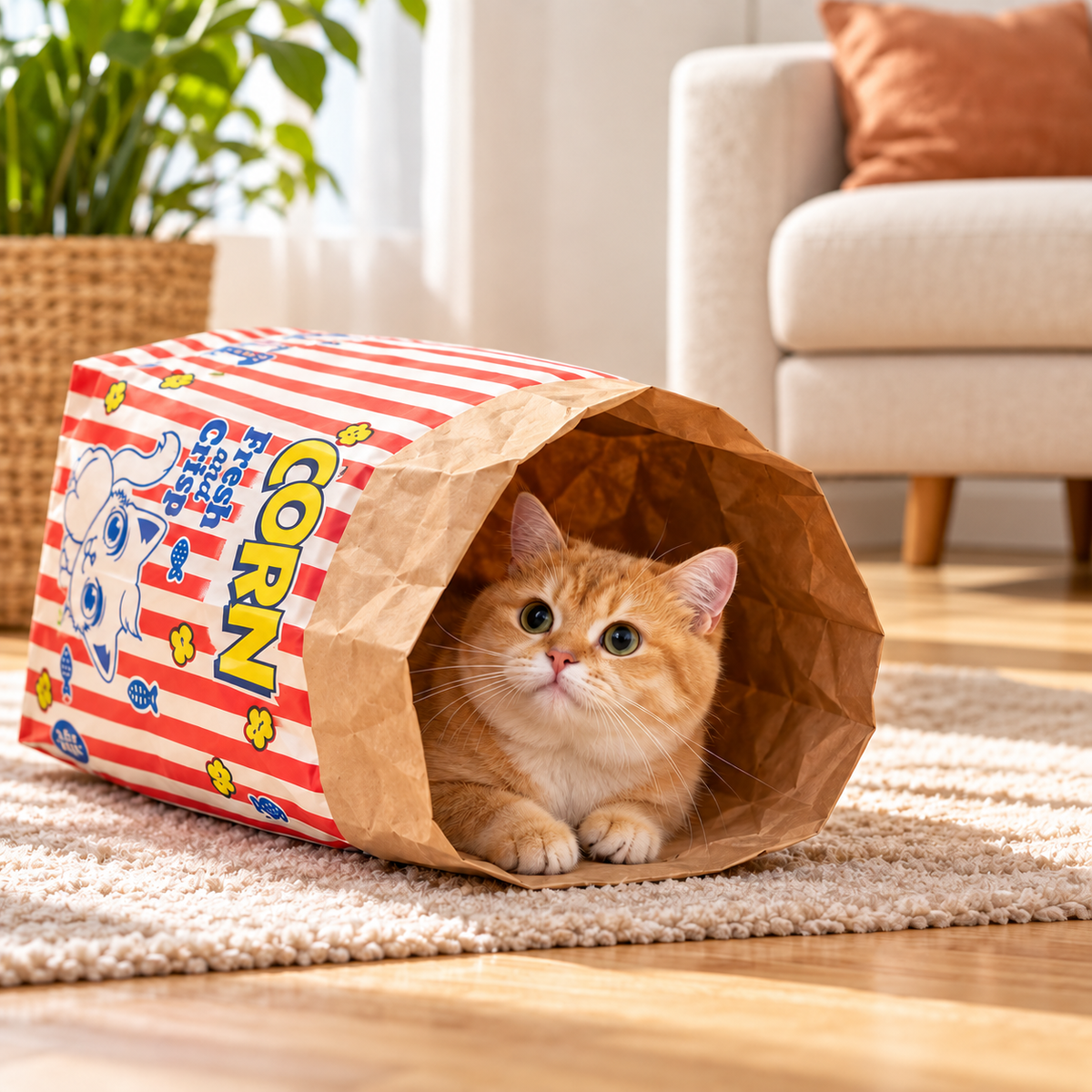 Versteckspiel Kraftpapier Spielzeug für Hunde & Katzen