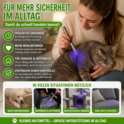 Kompakte UV-Lampe für Haustiere & Oberflächen