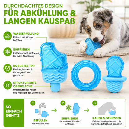 Kühlendes Kauspielzeug für den Sommer