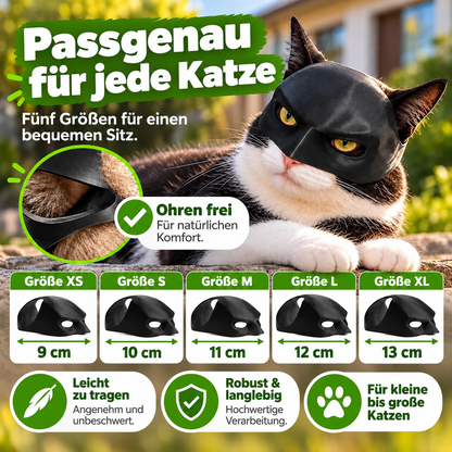 Fledermaus-Katzenmaske für Halloween