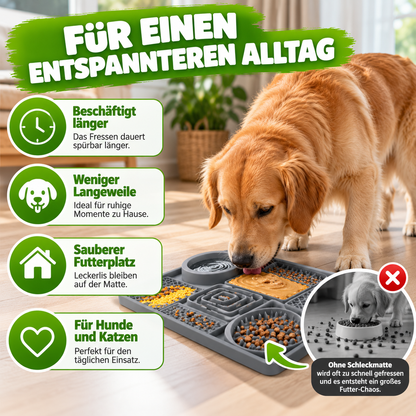 Beruhigende Silikon Schleckmatte für Hunde & Katzen