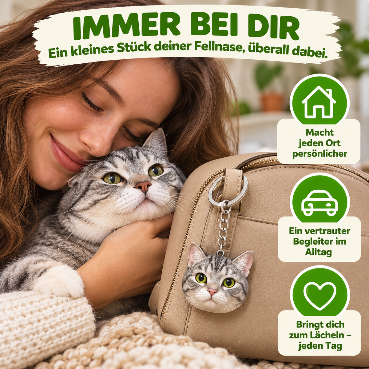Personalisiertes Haustier Emblem mit Foto
