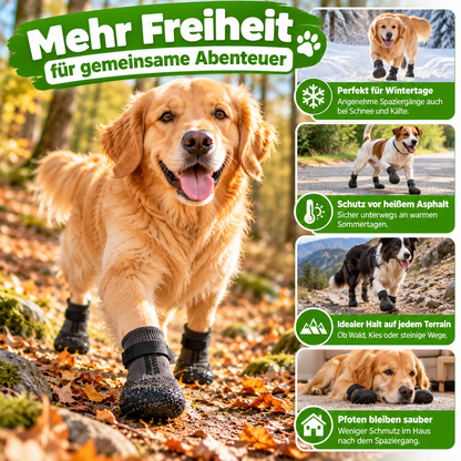 Hundeschuhe warm & atmungsaktiv ganzjährig