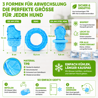 Kühlendes Kauspielzeug für den Sommer