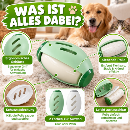 Waschbarer Tierhaarroller mit starker Haftkraft