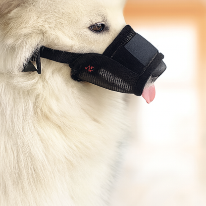 Hundemaulkorb mit Anti-Bell-Schutz – Verstellbar & Luftdurchlässig