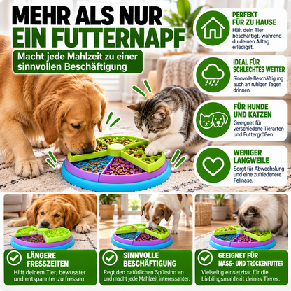 Schlingnapf für Hunde und Katzen mit 3 Ebenen