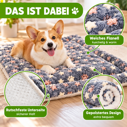Waschbare Hundedecke weich rutschfest ideal für Sofa Bett und Auto