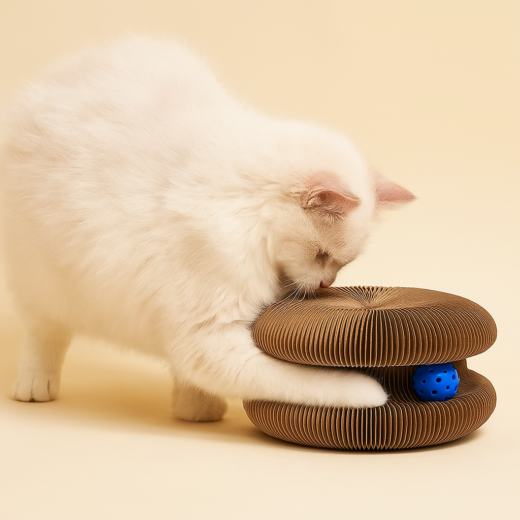 Magisches Katzen-Kratzbrett & Spielzeug 🎉