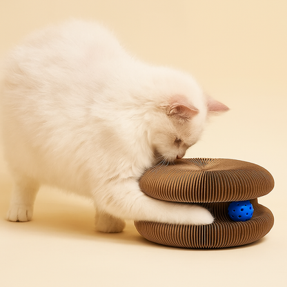 Magisches Katzen-Kratzbrett & Spielzeug 🎉