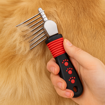 Profi-Entfilzer mit Edelstahlklingen – Für glänzendes, gesundes Fell