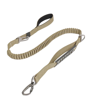 Stoßdämpfende Premium Hundeleine Khaki