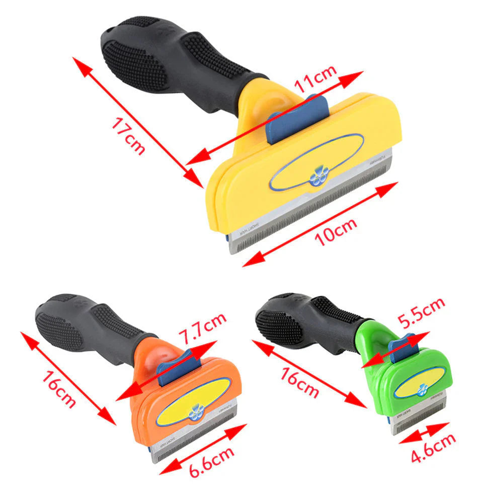 Enthaarungsbürste – Professioneller Fellkamm für Hunde & Katzen jeder Felllänge