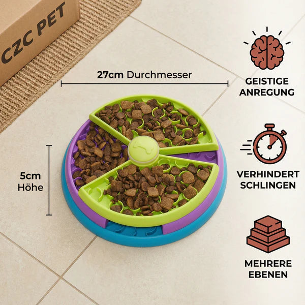 Schlingnapf für Hunde und Katzen mit 3 Ebenen