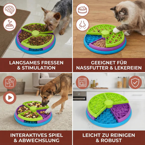 Schlingnapf für Hunde und Katzen mit 3 Ebenen